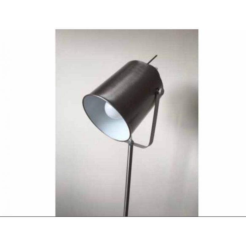 Silver floor lamp
