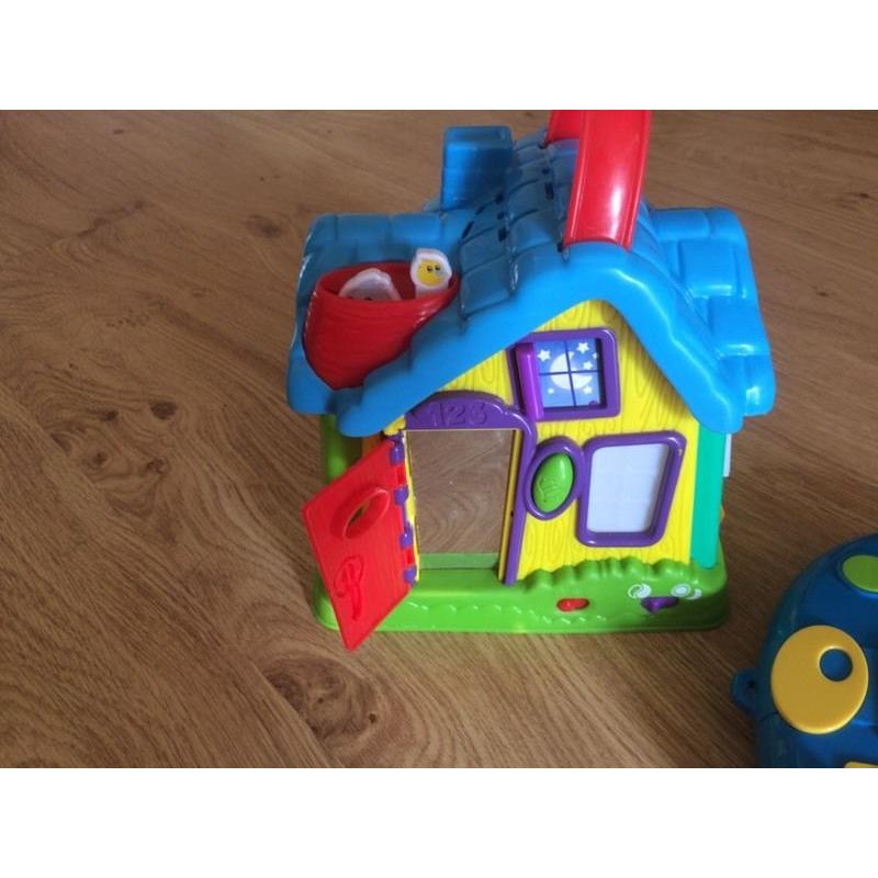 Mickey mouse guitar and house