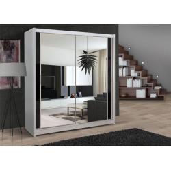 White Chicago Sliding Door German Wardrob