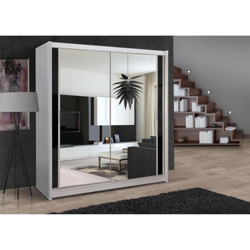 White Chicago Sliding Door German Wardrob
