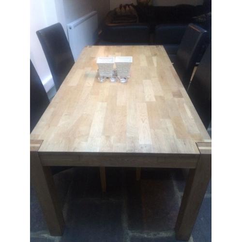 Oak dining table