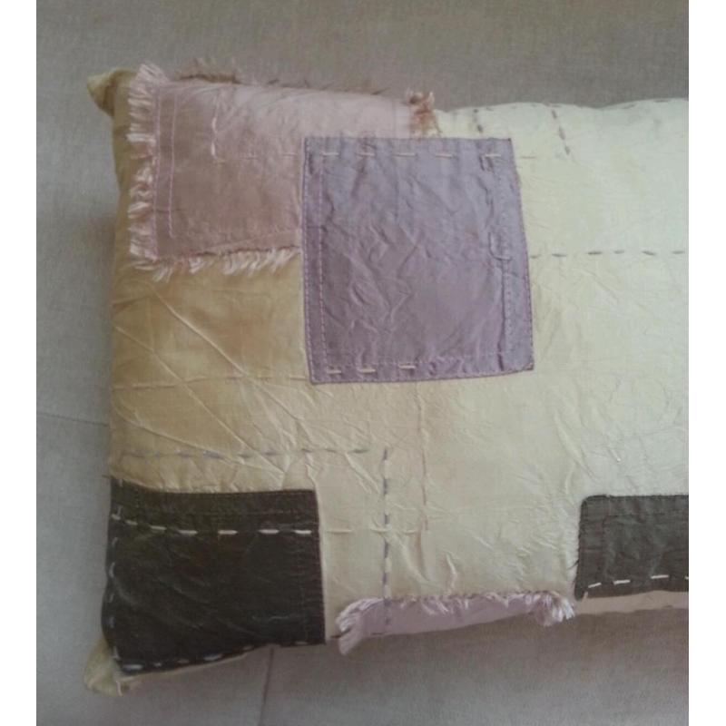 100% silk Laura Ashley Gold Purple Cushions