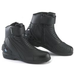 New Spada Icon WP Boots - Black (Unisex short style waterproof leather touring boot)