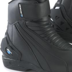 New Spada Icon WP Boots - Black (Unisex short style waterproof leather touring boot)
