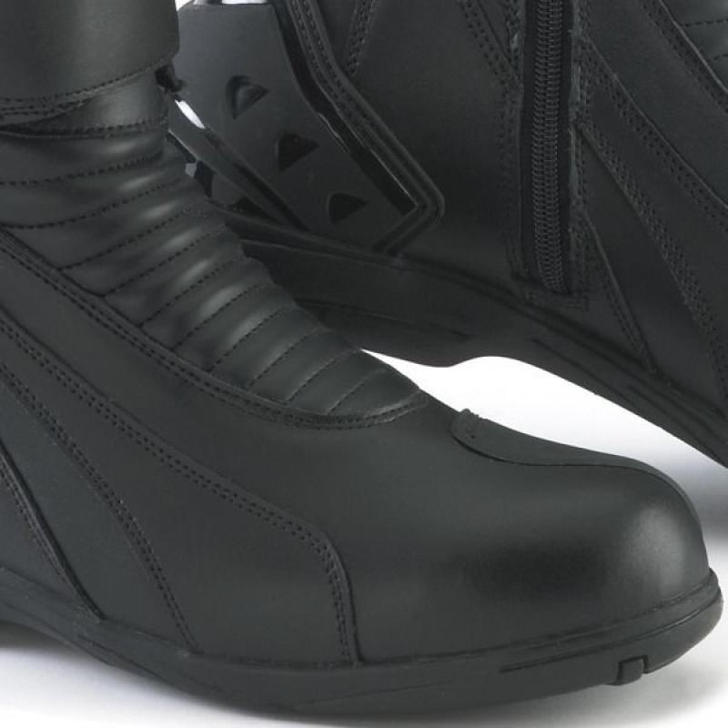 New Spada Icon WP Boots - Black (Unisex short style waterproof leather touring boot)