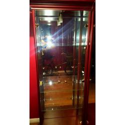 Glass display cabinets
