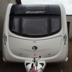 Caravan 2012 swift challenger 620sr 4 berth double axle fixed bed alko hitch Dorema porch awning