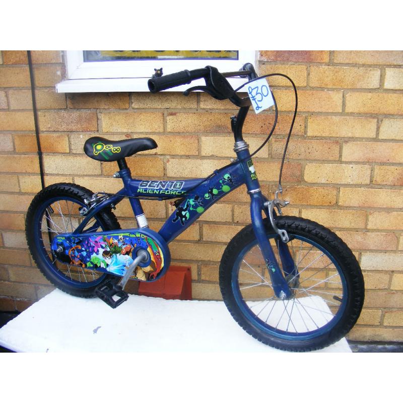 16" WHEEL BOYS BIKE IN WORKING ORDER AGE 4-6