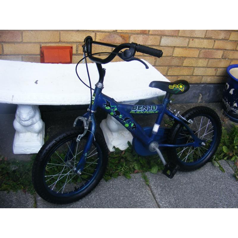 16" WHEEL BOYS BIKE IN WORKING ORDER AGE 4-6