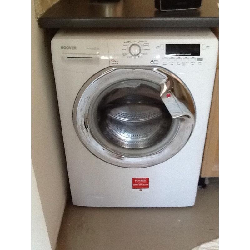 Hoover Washing Machine - 12 Months Old - 9 kg and 1600 rpm