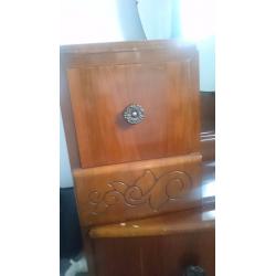 Vintage dressing table with stool