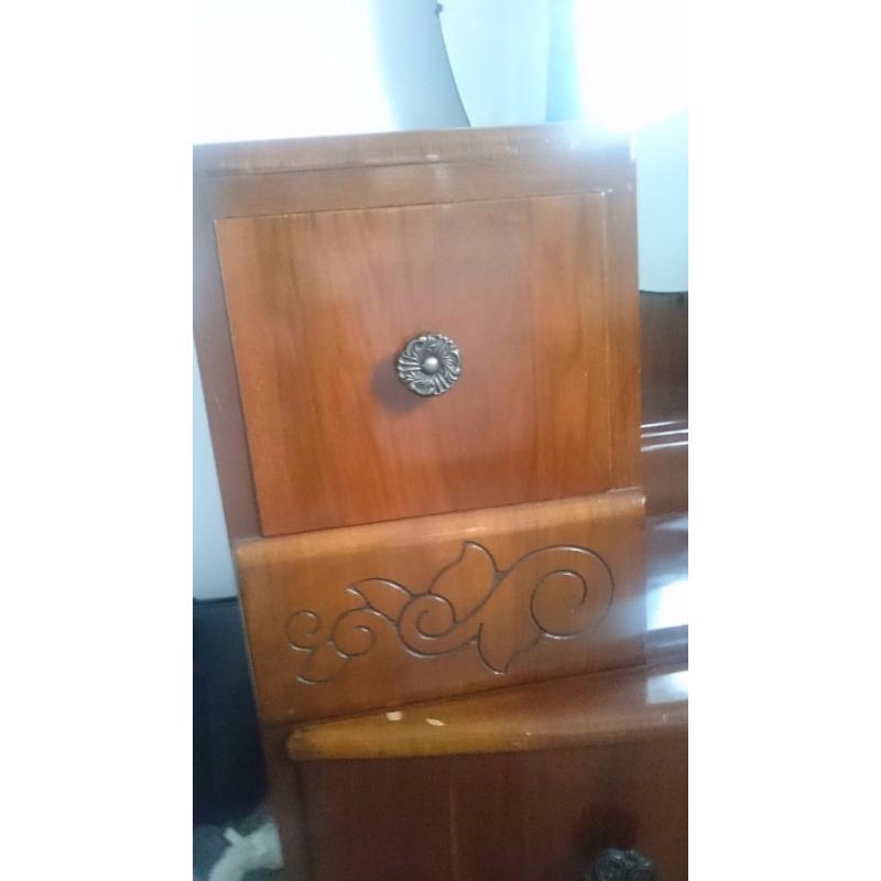Vintage dressing table with stool