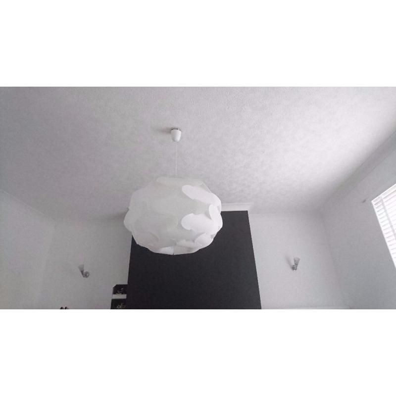 Giant ikea fillsta pendant statement light fitting