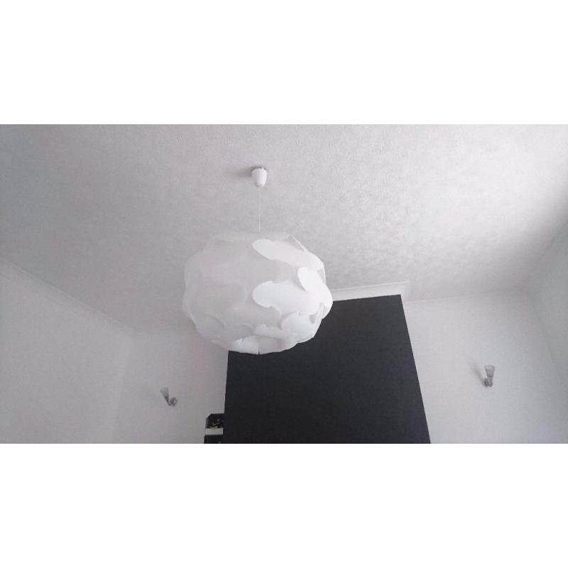 Giant ikea fillsta pendant statement light fitting