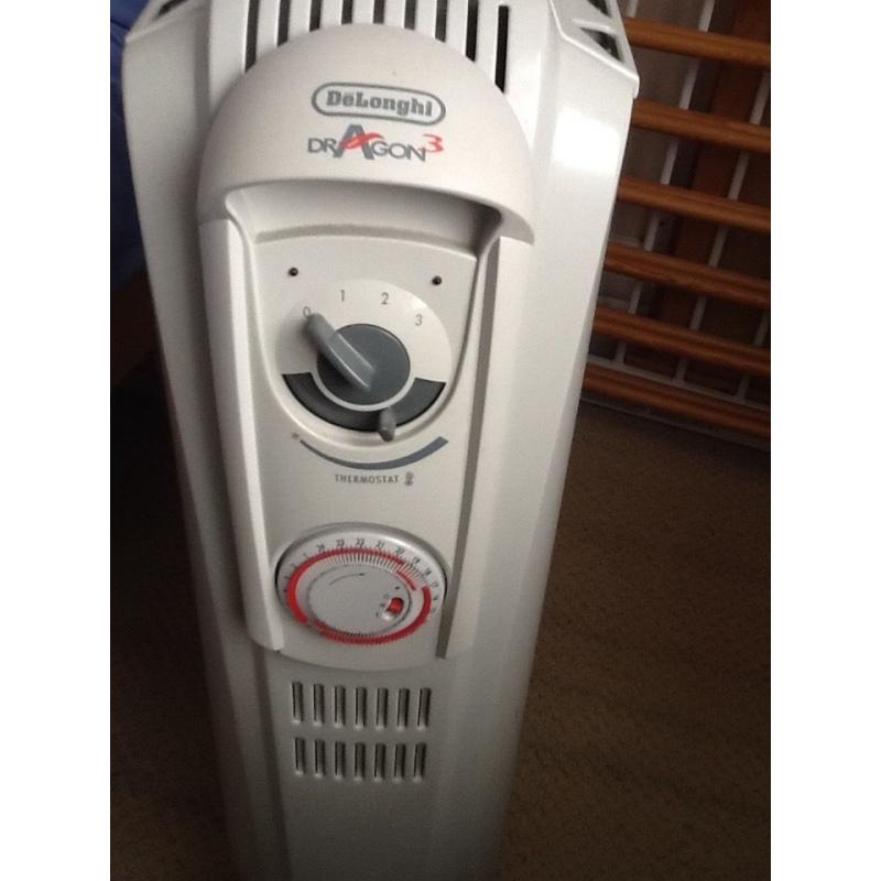 DDelonghi portable oil filled radiator