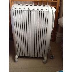DDelonghi portable oil filled radiator