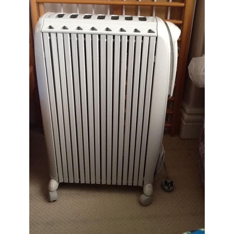 DDelonghi portable oil filled radiator