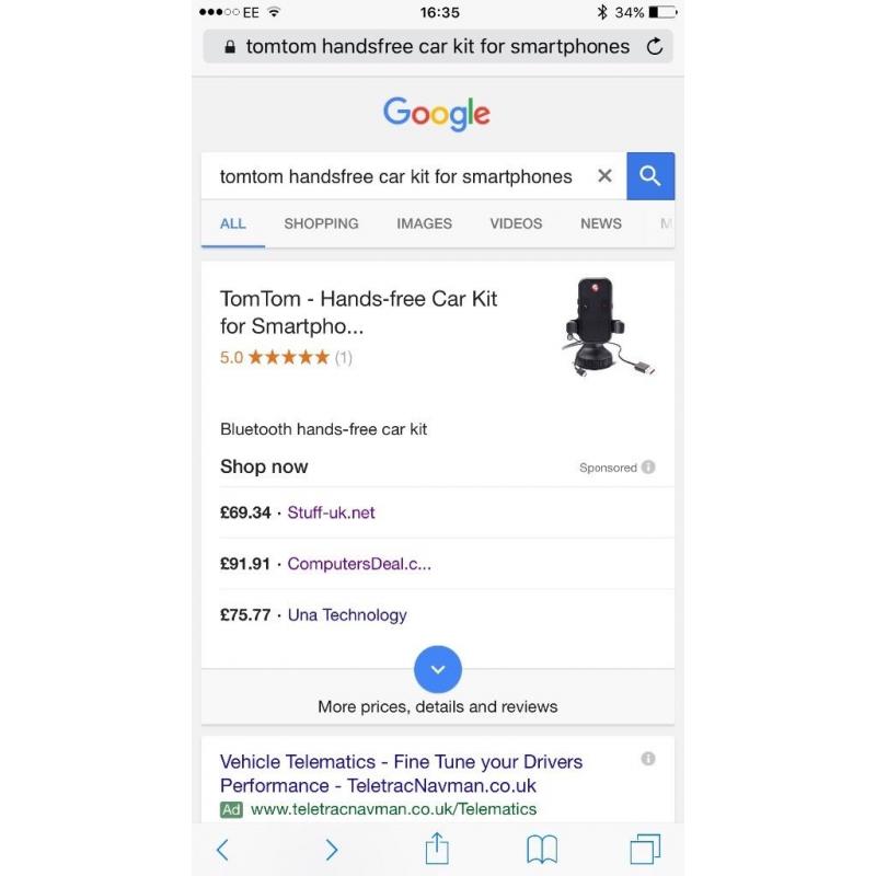TomTom Hands free car kit