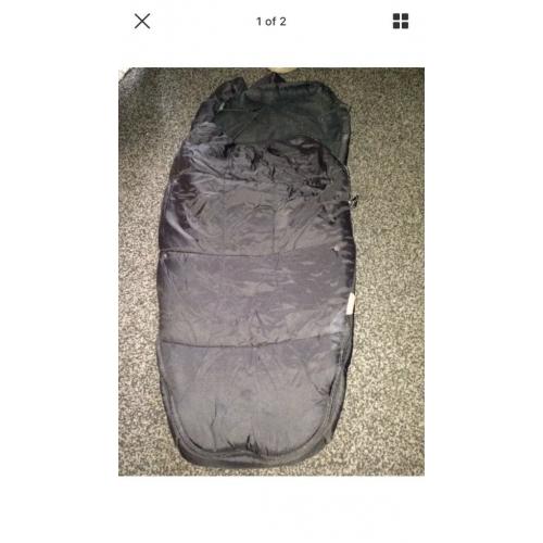 Phil & Teds Sport Cozytoes/Footmuff in black