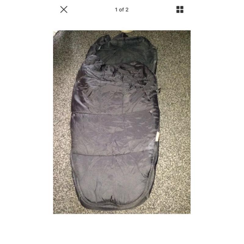 Phil & Teds Sport Cozytoes/Footmuff in black
