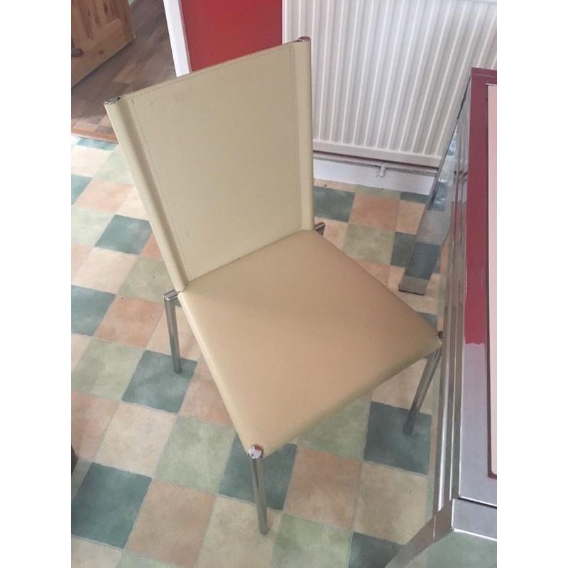 Dining Room Table and X 4 Chairs