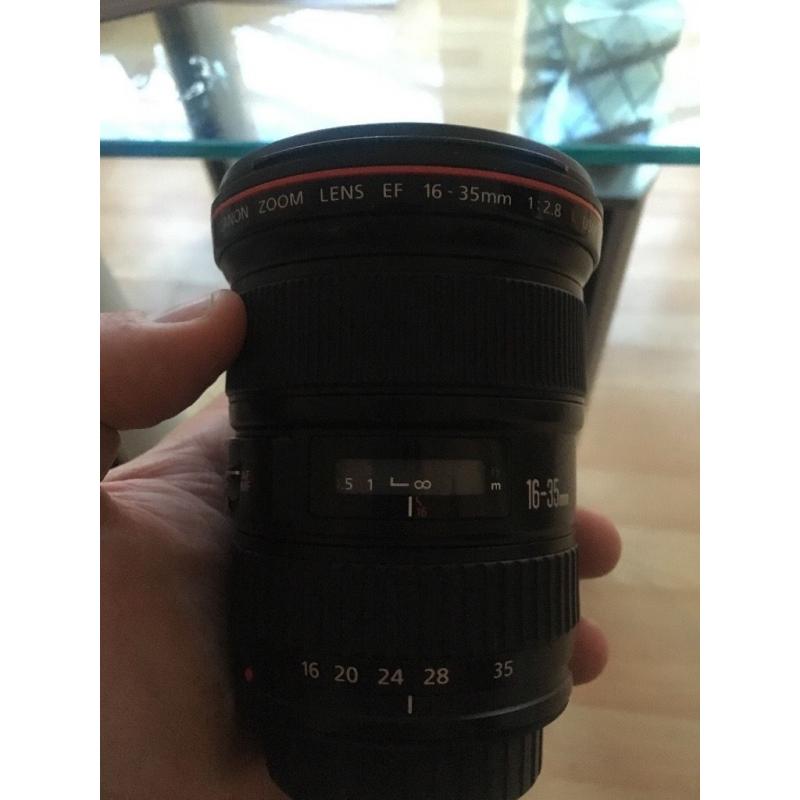 Canon lens 16-35 2.8