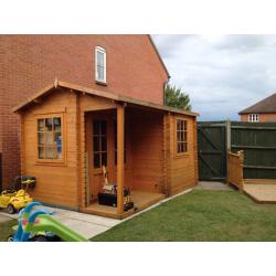 Summer House 4m x 3m 28mm Log Construction