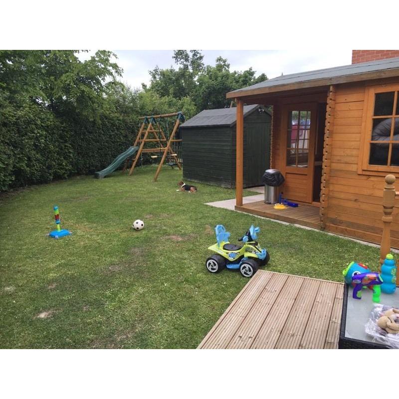 Summer House 4m x 3m 28mm Log Construction