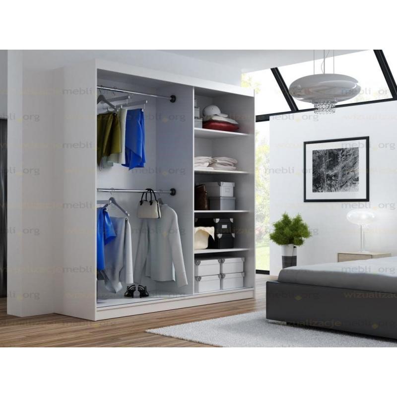 BRAND NEW Two Sliding Doors Wardrobe with Mirror FREE DELIVERY