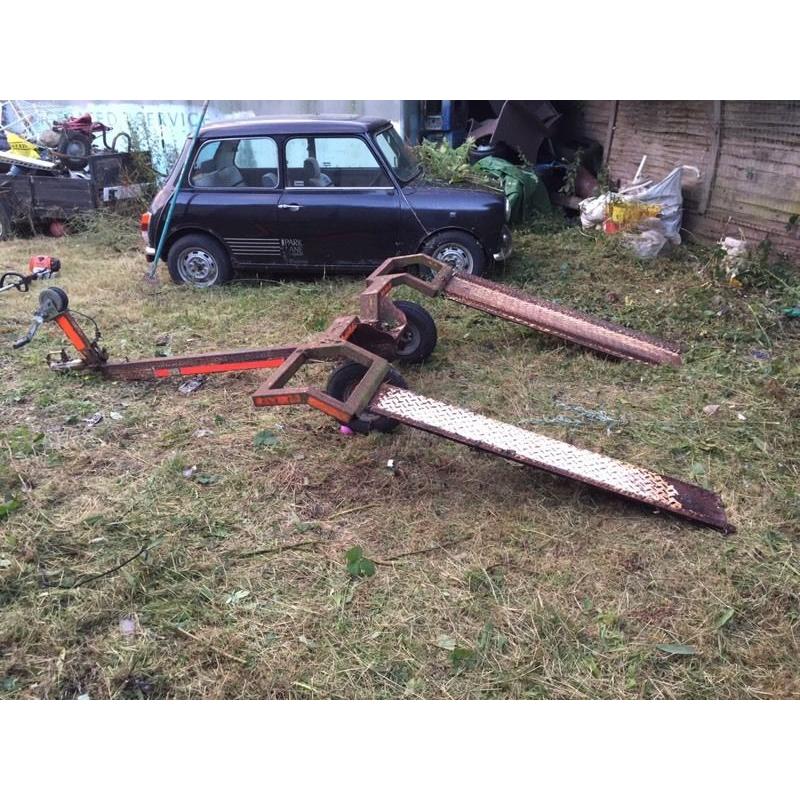 Tow dolly ideal for cars vans modified race track