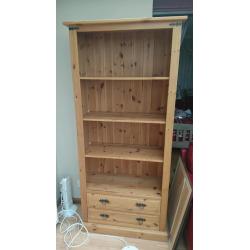 Drawer, shelves, couch