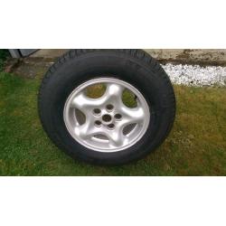 Range Rover Alloy with New Michelin 'Latitude' tyre