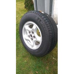 Range Rover Alloy with New Michelin 'Latitude' tyre