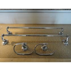 Bathroom Towel Rails + Toilet Roll Holders