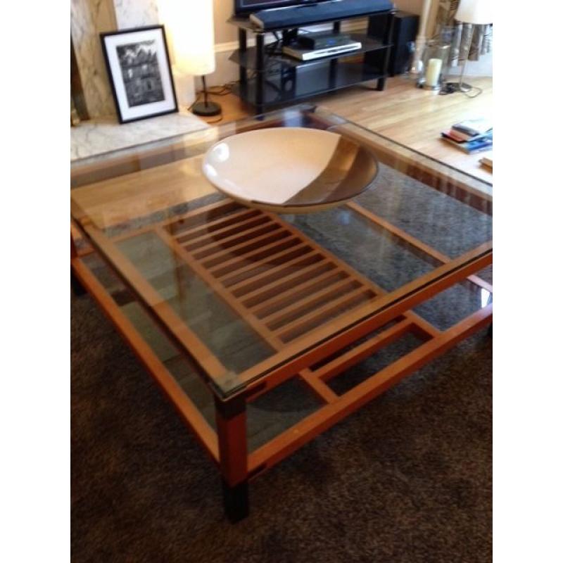 Large John Lewis Glass Coffee Table