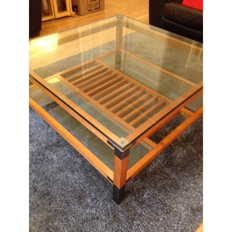 Large John Lewis Glass Coffee Table