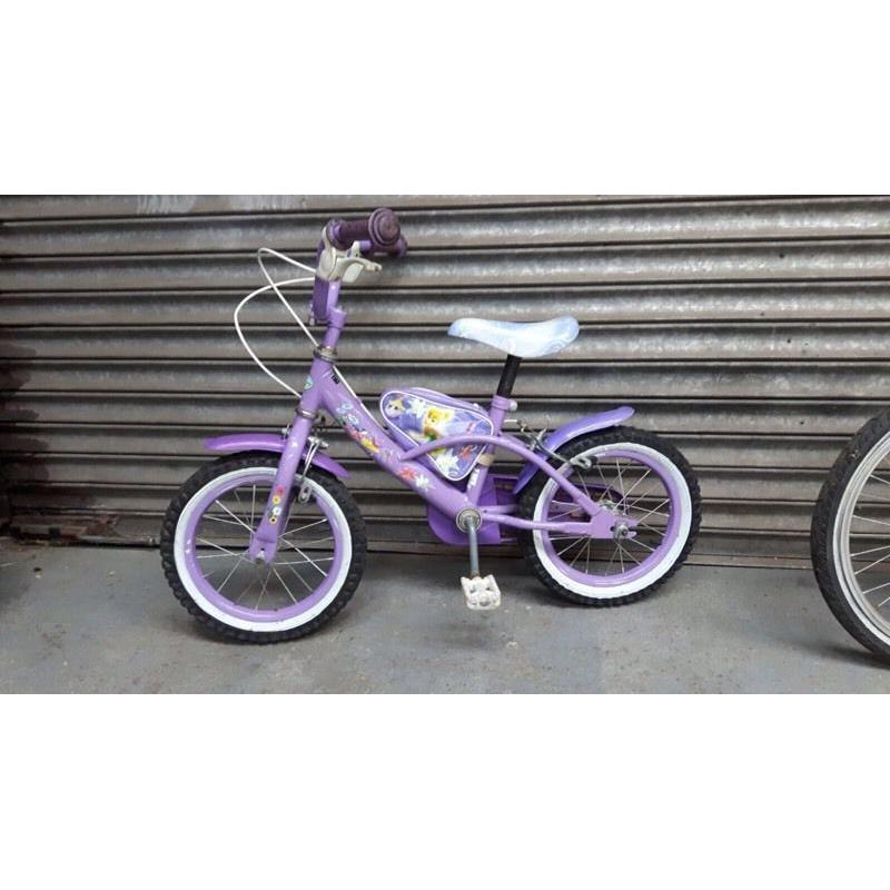 Girls tinkerbell bike / bicycle