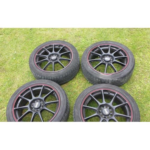 17" alloy wheels damaged