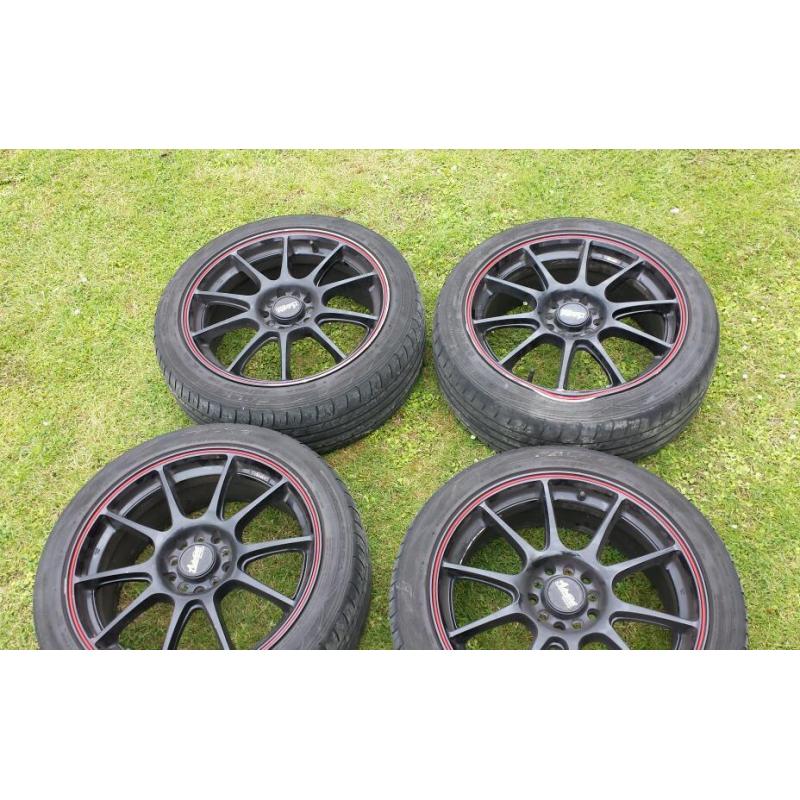17" alloy wheels damaged