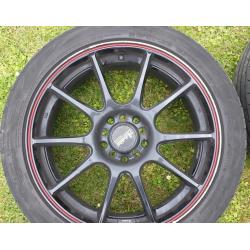 17" alloy wheels damaged