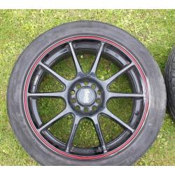 17" alloy wheels damaged