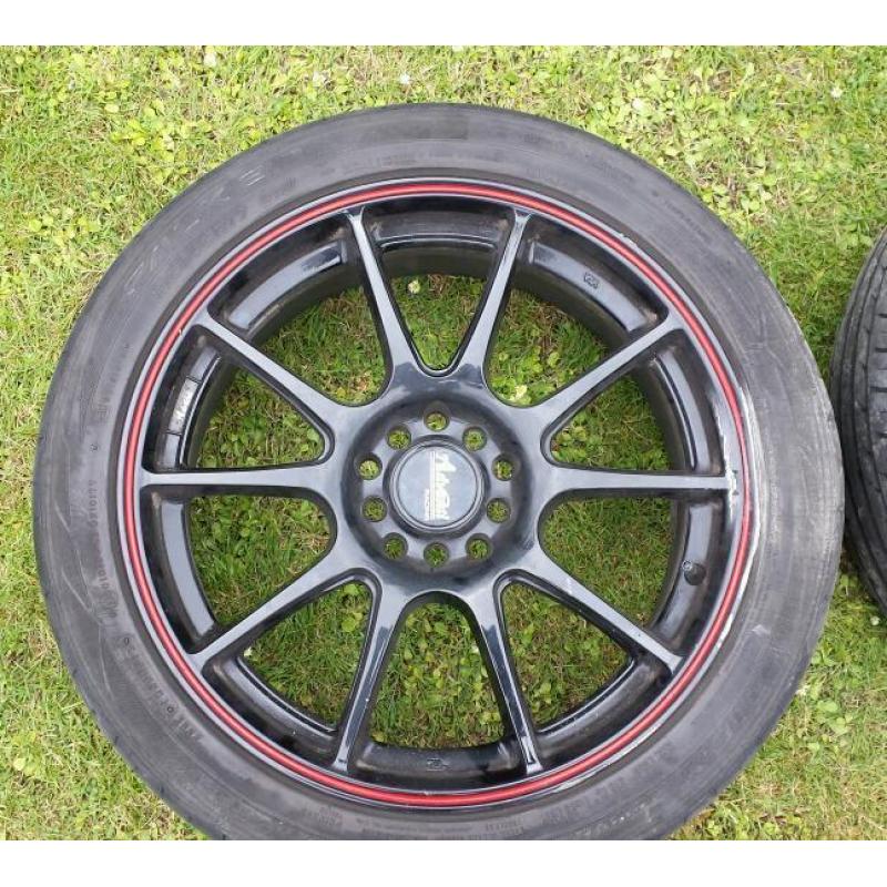 17" alloy wheels damaged