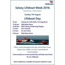 Selsey RNLI weekend at Selsey Cricket Club