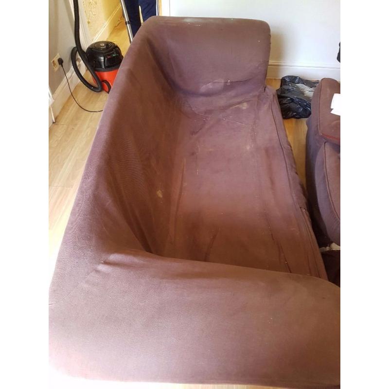 FREE SOFA'S (3 and 2 seater) TO ANYONE WILLING TO COLLECT