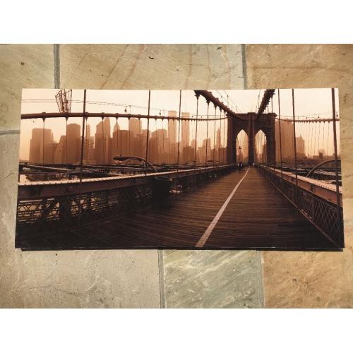 Canvas print of Brooklyn bridge NY