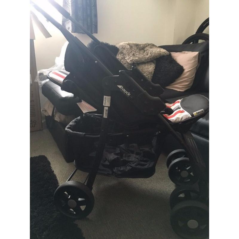 BRAND NEW IN BOX HAUCK SHOPPER DOUBLE SET PUSHCHAIR