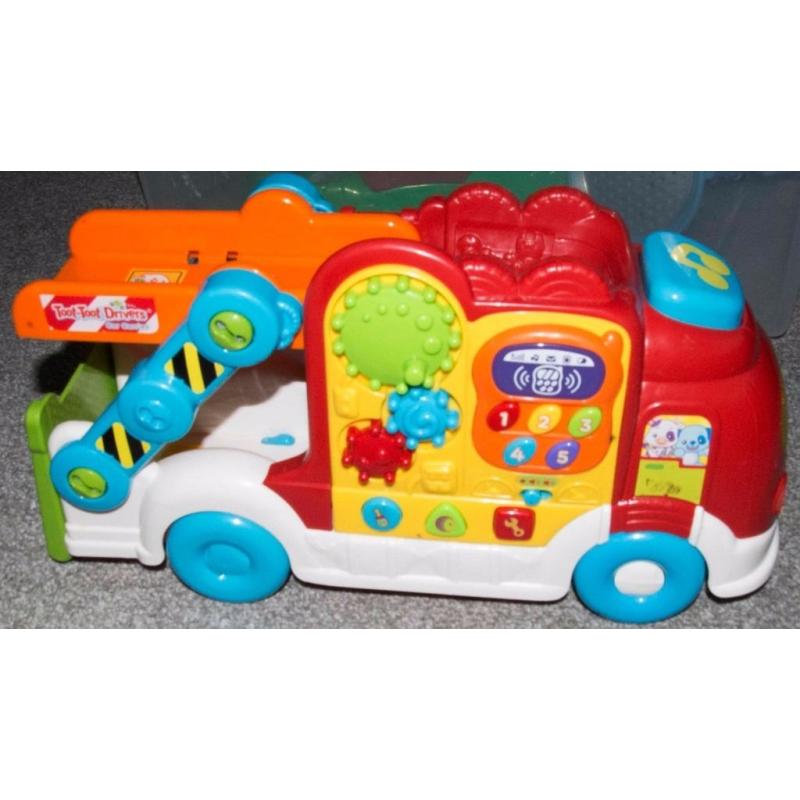 Vtech Toot Toot Truck Car Carrier Truck