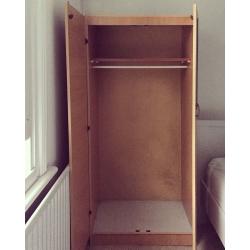 Wardrobe with mirror