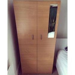 Wardrobe with mirror