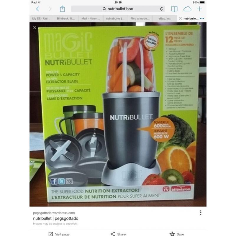 "Nutribullet" For Sale